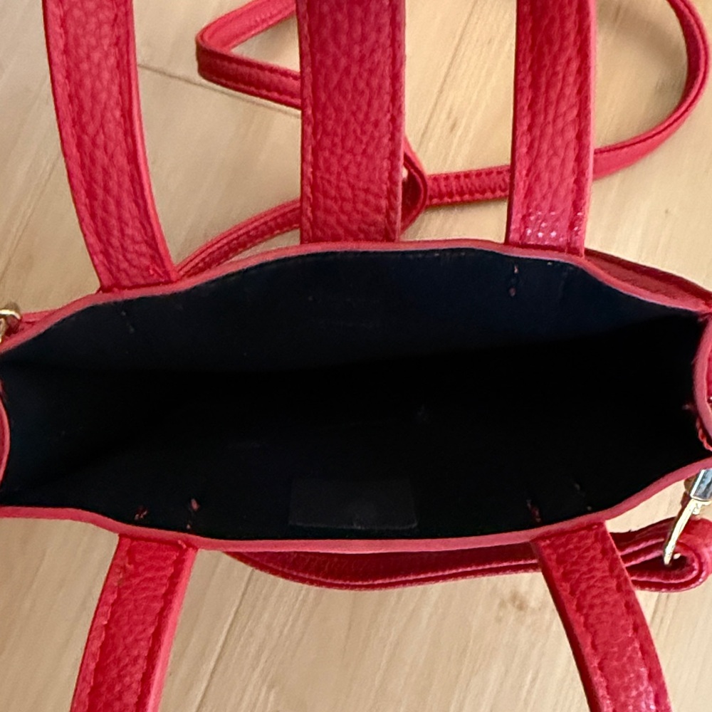 WOMEN FASHION NOVELTY LADY FACE SHOULDER HANDBAG/CLUTCH RETRO RED CHIC GLAM NWOT - Picture 10 of 12
